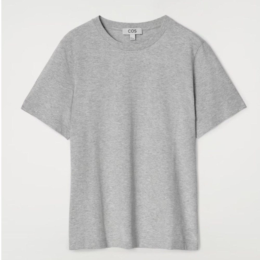 COS Light Gray Crew Neck Tee